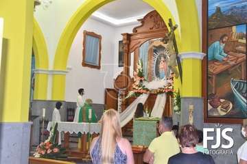 Lomo Magullo inició este sábado los cultos en honor de la Virgen de Las Nieves (Foto Francisco Javier Santana/TA)